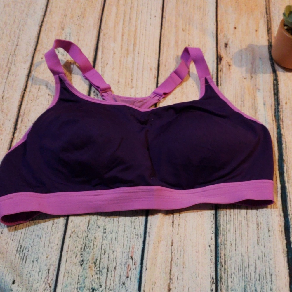 Exercise bra-purple